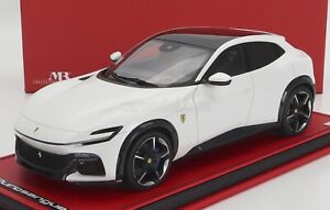 MR-Models 1/18 Ferrari Purosangue Suv 2022 Bianco Italia - White Met FE038C