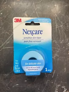 3M Nexcare Tape Sensitive Skin Pain Free Removal Hypoallergenic Latex Free 1ct - Picture 1 of 2
