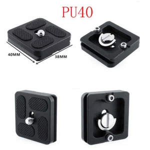 PU40 Quick Release Arca Swiss Benro Plate Ballhead Tripod PU-40 UK Seller - Picture 1 of 8