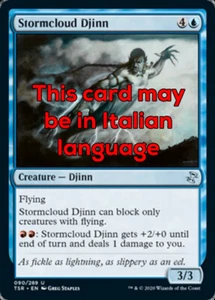 MTG 4x STORMCLOUD DJINN EXC - GENIO NUBETEMPESTA - TSR - MAGIC - Bild 1 von 1