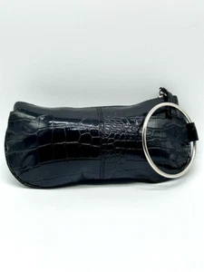 Cartera sin asas pulsera Big O en relieve de cocodrilo - estilo de diseñador elegante y funcional - Imagen 1 de 9