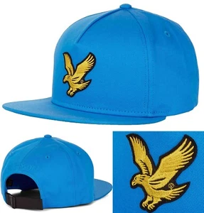 Lyle & Scott Oversize Tour Logo Flat Peak Golf Cap - RRP£25 - Bright Royal Blue