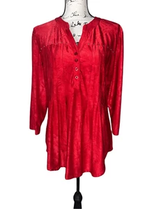 Shannon Ford New York red blouse large - Picture 1 of 7