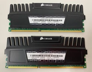 Corsair VENGEANCE 2X 8GB (2x4GB) 1600MHz 4096MB DDR3 RAM CMZ8GX3M2A1600C9 TESTED - Picture 1 of 2