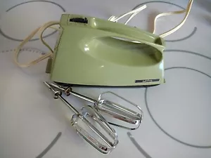 Vintage 70's Lady Vanity Avocado Green Handmixer - Picture 1 of 1