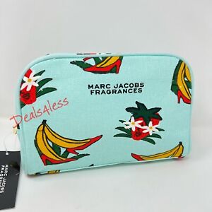 Marc Jacobs Pouch Cosmetic Case Beauty Organizer Hawaiian Print Tropical Bag NEW