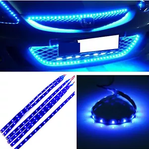 Blue 15" LED neon styling Lights for Motorbike Scooter Moped Superbike quad bike - Foto 1 di 12