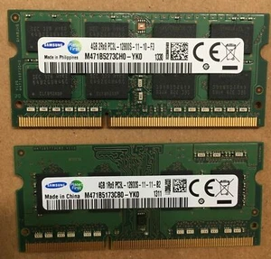Samsung M471B5273CH0-YK0 8G (2x4GB) PC3L-12800S 1600MHz DDR3  - Picture 1 of 1