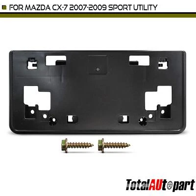 Soporte de matrícula con hardware de montaje para Mazda CX-7 2007-2009 SUV delantero Foto 1 de 4
