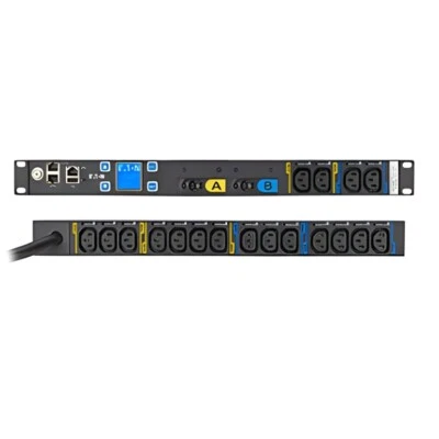 Eaton EMIT07-10 18-Outlets 1U Metered Power Distribution Unit PDU 5760W 10FT Cor - Image 1 of 2