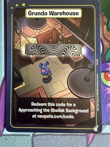 Neopets TCG Grundo's Warehouse CODE - Approaching the Obelisk Background - Picture 1 of 1