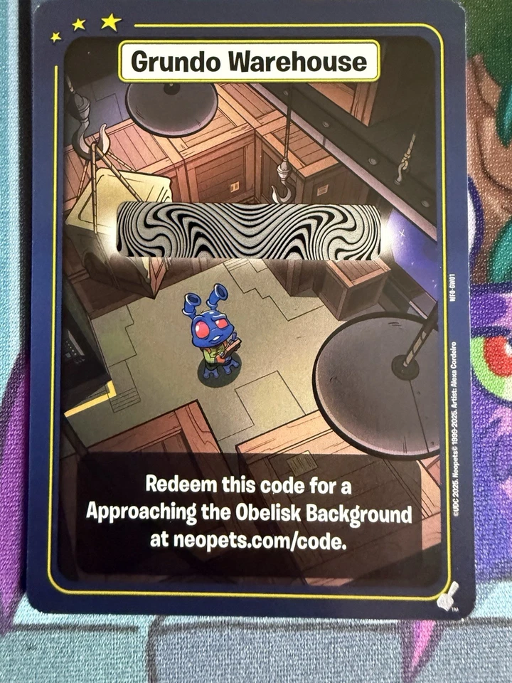 Neopets TCG Grundo's Warehouse CODE - Approaching the Obelisk Background - Image 1 of 1