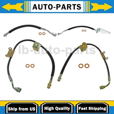 Línea de freno delantero trasero Dorman 4X para Chevrolet Silverado 3500 2001-2007 Foto 1 de 4