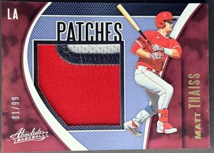 2021 Panini Absolute - Patches Matt Thaiss #PAT-MT /99 (MEM) - Picture 1 of 2