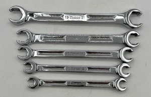 Snap-on RXM606S Metric Double End Flare Nut Wrench Set 9mm-21mm Set of 5 - Picture 1 of 14