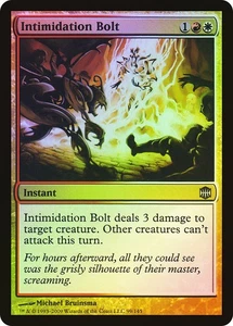 MTG FOIL Intimidation Bolt  - Alara Reborn #99 - Picture 1 of 1