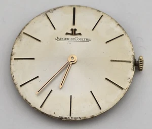 Vintage Jaeger Lecoultre Watch Movement Manual Wind With Crown & Dial - Picture 1 of 7