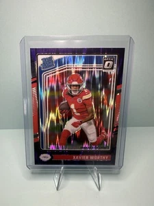 Panini Donruss Optic XAVIER DIGNO 2024 púrpura con clasificación de choque novato #300 - Imagen 1 de 2
