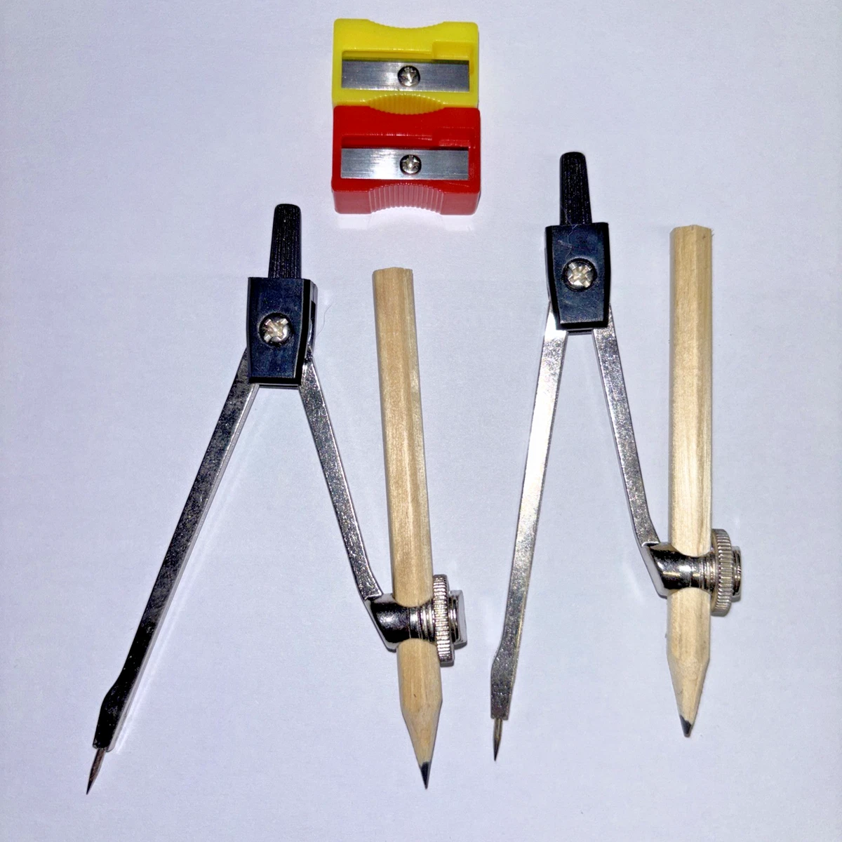 Helix Contract Metal Compass - Pack Of 10, Die-Cast, Self-Centering, With Safety Point