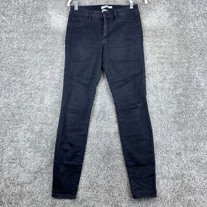 Refuge Skinny Denim Jeans Women's Size 4 Black Mid Rise Charcoal Wash 5-Pocket - Picture 1 of 8