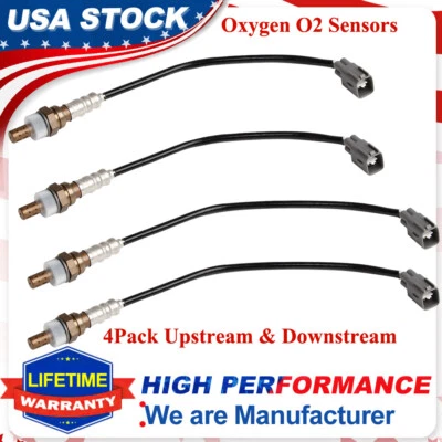 4 个上游/下游氧 O2 传感器适用于丰田 4Runner 雷克萨斯 GX470 2003 - 2004 — 第 1/4 张图片