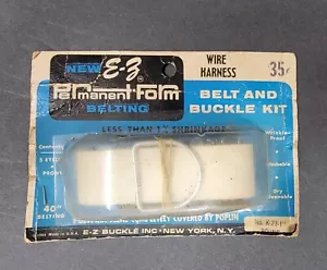 Vintage E-Z Permanent Form Belting Belt And Buckle Complete Kit NOS - Picture 1 of 9