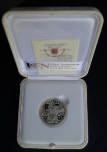 2005 Vatican SEDE VACANTE rare silver coin UNC PROOF in official box