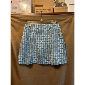 Title Nine Aqua Blue Diamalete Athletic Golf Skort Size Small - Picture 1 of 6