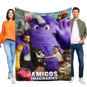 Super Soft Flannel IF Cartoon Throw Blanket for Bed Sofa All Season Gifts - Picture 1 of 7