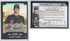 2004 Bowman Chrome First Year Refractor Scott Olsen #192