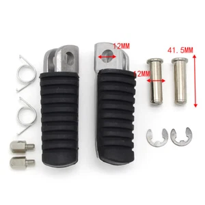 Pedane Poggiapiedi Anteriore Per Kawasaki ER-6N ZR1000 ER650 Z750 ZR900 ZX1000 - Picture 1 of 4