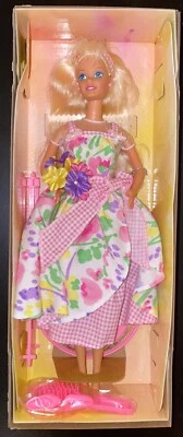 Muñeca Barbie rubia Spring Petals 1996, exclusiva de Avon, segunda en serie NUEVA Foto 1 de 4