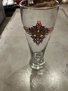 Harley Davidson Cafe Las Vegas Live Hard Ride Easy Lager Beer Glass - Picture 1 of 3