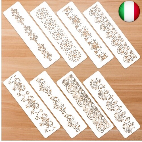 Stencil Animali Riutilizzabili - 12 Pezzi Per Pittura, Lavabili, Per Tessuti E Fai Da Te - Foto 2