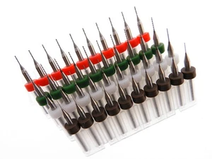40 pack .3mm .4mm .5mm .6mm Drill Bit Tool Kit Modeling Watch Repair - Picture 1 of 1