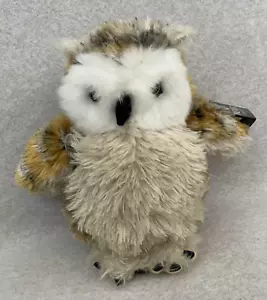 Juguete de peluche Ark Toys esponjoso gran búho cornudo peluche colección Premier 9" - Imagen 1 de 6