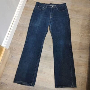 Vintage Ralph Lauren Polo Jeans 67 Boot Cut Jeans Womens Sz 12x31 Blue Denim - Picture 1 of 13