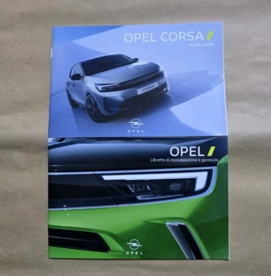 Manuale Uso e manutenzione Opel Corsa. Guida rapida + Garanzia e servizi - Immagine 1 di 2