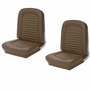 1964-1/2 -1965 Ford Mustang Coupe Palomino Seat Upholstery Covers - Foto 1 di 4