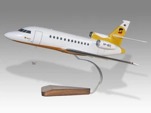 Dassault Falcon 900EX Sonair Desk Wood Airplane New Model Small Scale 1/72 - Picture 1 of 12