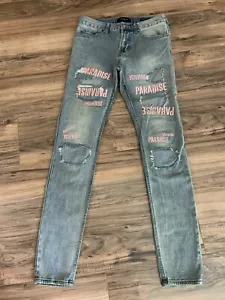 Jeans donna blu Pacsun impilati skinny comodi elasticizzati taglia 28x30 - Foto 1 di 7