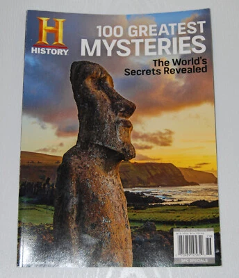 History 100 Greatest Mysteries The World's Secrets Revealed Softcover Book Foto 1 de 4