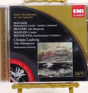 Great Recordings of the Century: Christa Ludwig/Otto Klemperer Wagner/Brahms etc - Imagen 1 de 4