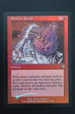 Magic The Gathering MTG BEND OR BREAK FOIL Invasion SP Slightly Played