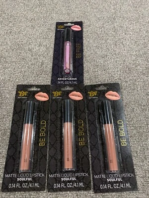 Lápiz labial líquido mate Beauty Essentials Soulful + 1 aceite labial aventurero Foto 1 de 4