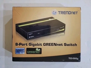Trendnet 8-Port Gigabit Greennet Switch TEG-S80g NEU FABRIKVERSIEGELT - Bild 1 von 6