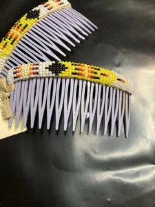 Apachen Indianer Hand Perlen Haarkamm Set von Retina Clendon San Carlos Apache Neu - Bild 1 von 5