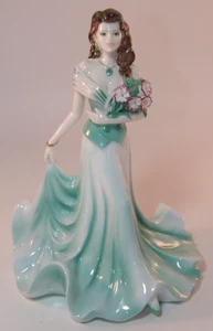 Coalport  8 1/4" Ladies Of Fashion Exclusive Figurine Margaret 1996 Excellent - Picture 1 of 5