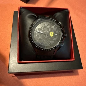 Ferrari 166 Inter Corsa Black Water Resistant Men’s Watch - Picture 1 of 5