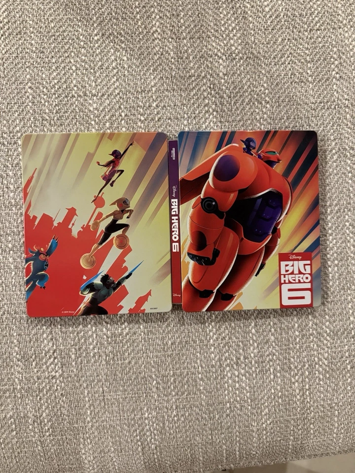 Disney BIG HERO 6 (4K UHD Blu-ray/Blu-ray) Best Buy Steelbook - No digital - Image 1 of 3